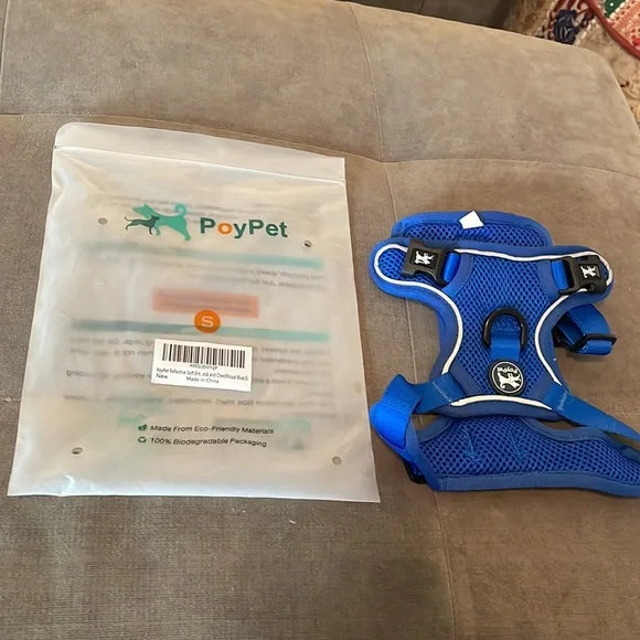 NEW Poypet Size Small Royal Blue Dog Harness - Picture 2 of 3
